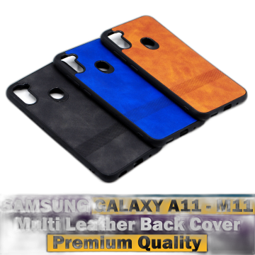 Samsung Galaxy A11 Soft Leather Back Cover - Image 2