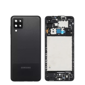 Samsung Galaxy A12 Rear Complete Body Casing Housing Replacement For Samsung Galaxy A12 - Black - Image 2