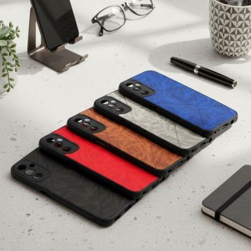 Samsung Galaxy A14 Back Cover Multicolour Soft Leather Case For Samsung A14