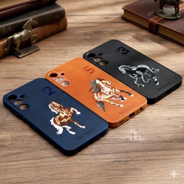 Samsung Galaxy A15 Back Cover POLO Design Leather Type Soft For Samsung A15 - Image 2