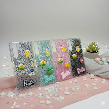 Samsung Galaxy A16 Barbie Fancy Glitter Girls Back Cover Multi Colour Case Stylish Protection - Image 2
