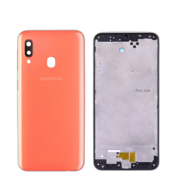 Samsung Galaxy A20 Orange Housing - Image 2
