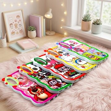 Samsung Galaxy A20 Wave Style Cartoon Printed Mobile Cover - Image 2