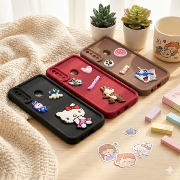 Samsung Galaxy A20s Soft Muticolour Ladies Mobile Cover - Image 2