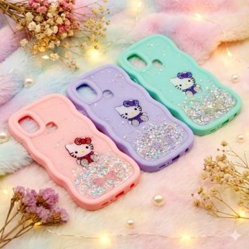 Samsung Galaxy A21s Glitter Style Back Cover