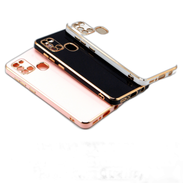 Samsung Galaxy A21s Multi Golden Border Camera Protection Mobile Cover - Image 2