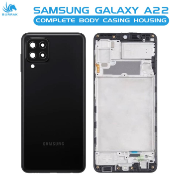 Samsung Galaxy A22 Black Housing - Image 2