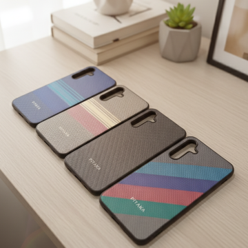 Samsung Galaxy A25 Pitaka Leather Texture Mobile Cover - Image 2