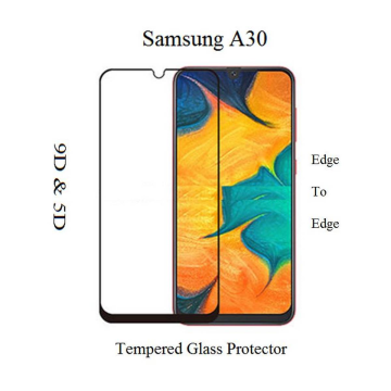 Samsung Galaxy A30 Full Screen Protector 9D Tempered Glass Protector For Samsung Galaxy A30 - Image 2