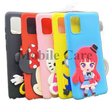 Samsung Galaxy A31 Back Cover Hello Kitty Minion Taddy Bear Soft Silicon Fancy Cover For Girls - Image 2