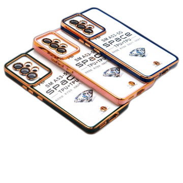 Samsung Galaxy A53 5G Bronzing Golden Shine Border Cover - Image 2