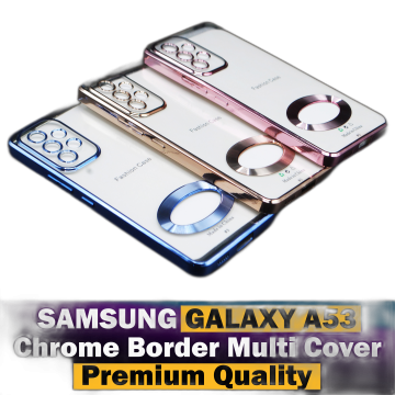 Samsung Galaxy A53 Soft Multi Chrome Border Camera Protection Cover - Image 2