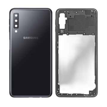 Samsung Galaxy A7 2018 Black Housing - Image 2