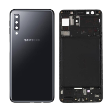 Samsung Galaxy A7 2018 Black Housing - Image 2