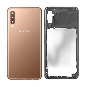 Samsung Galaxy A7 2018 Golden Housing - Image 2