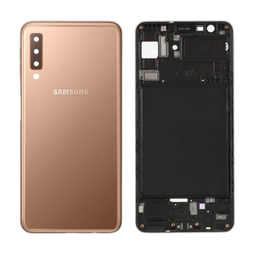 Samsung Galaxy A7 2018 Golden Housing - Image 2