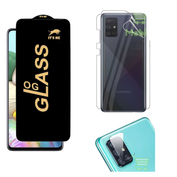 Samsung Galaxy A71 360¬∞ Protection: OG Glass + Back Jelly Camera Film - Image 2