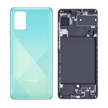 Samsung Galaxy A71 Rear Complete Body Casing Housing Replacement For Samsung Galaxy A71 - Blue - Image 2