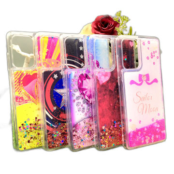 Samsung Galaxy A72 5G Water Glitter Shiny Soft Silicon Mobile Cover