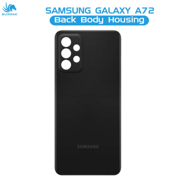 Samsung Galaxy A72 Rear Back Body Casing Housing Replacement Battery Back Door For Samsung A72 - Black - Image 2