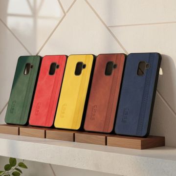 Samsung Galaxy A8 2018 Back Cover Multicolour Leather Case For Samsung Galaxy A8 2018 - Image 2