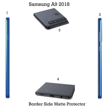 Samsung Galaxy A9 2018 Side Protection Side Matte Sctrach Proof For Samsung Galaxy A9 2018  - Image 2