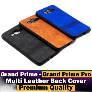 Samsung Galaxy Grand Prime Plus Leather Soft Color Full Silicon Cover For Boys - Image 2