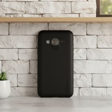 Samsung Galaxy J2 Soft Rock Style Black Mobile Cover - Image 2