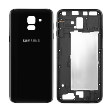 Samsung Galaxy J6 Rear Complete Body Casing Housing Replacement For Samsung J6 - Black - Image 2