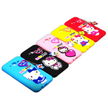 Samsung Galaxy J7 Hello Kitty Braslate Chain Soft Case For Girls