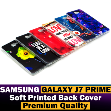Samsung Galaxy J7 Prime Soft Silicon Printed Cover