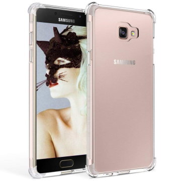 Samsung Galaxy J7 Prime Transparent Anti Shock Soft Crystal Clear Case