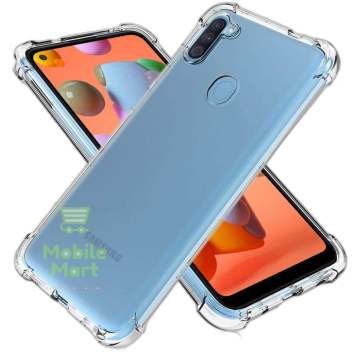 Samsung Galaxy M11 Transparent Anti Shock Case