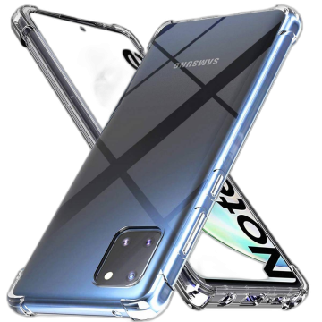 Samsung Galaxy Note 10 Lite Transparent Anti Shock Soft Crystal Clear Case