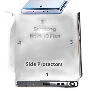 Samsung Galaxy Note 10 Plus Side Protection Side Matte Sctrach Proof For Samsung Galaxy Note 10 Plus - Image 2