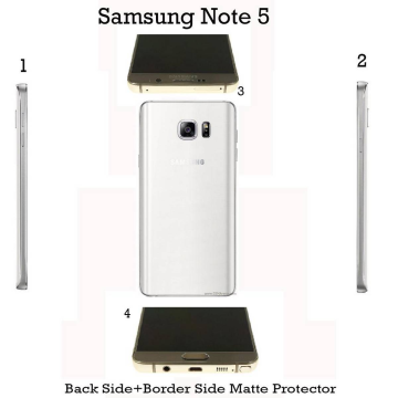 Samsung Galaxy Note 5 Back Protector Skin Matte Style Protector For Samsung Galaxy Note 5 - Image 2