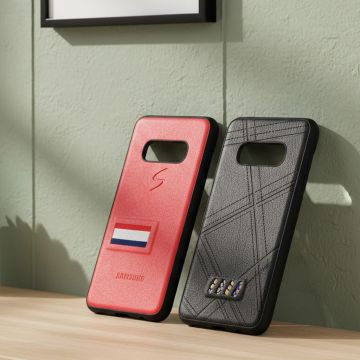 Samsung Galaxy S10e Multicolour Leather Cover - Image 2
