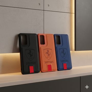 Samsung Galaxy S20 FE Multicolour Soft Ferrari Style Leather Cover