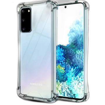 Samsung Galaxy S20 Transparent Anti Shock Soft Crystal Clear Case Cover
