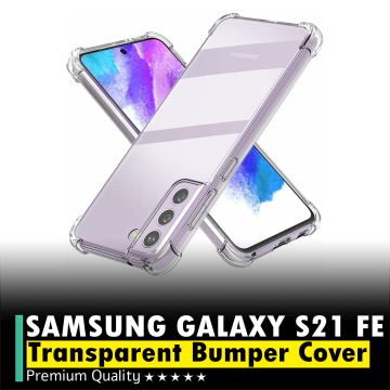 Samsung Galaxy S21 FE Transparent Anti Shock Soft Crystal Clear Case - Image 2