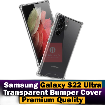 Samsung Galaxy S22 Ultra Transparent Soft Crystal Clear Case - Image 2