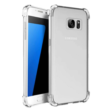 Samsung Galaxy S7 Transparent Anti Shock Soft Crystal Clear Case - Image 2