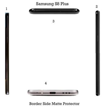 Samsung Galaxy S8 Plus Side Protection Side Matte Sctrach Proof For Samsung Galaxy S8 Plus - Image 2