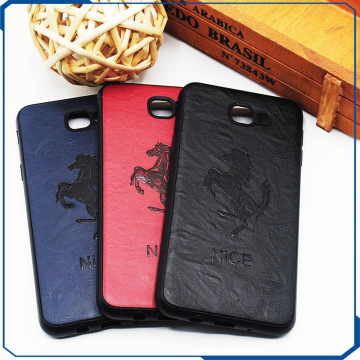 Samsung J5 Prime Back Cover Perfect Quality Leather cover soft silicon flexible case Perfect Fitted Premium Flexible & Soft Gel Anti-Scratch Leather Back Cover Pouch For Galaxy J5 Prime - Image 2