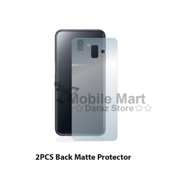 Samsung J6 Plus Back Protector Skin Matte Style Protector For Samsung J6 Plus - Image 2