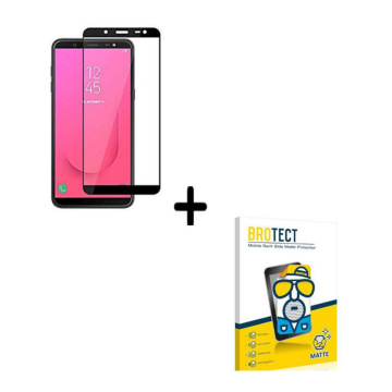 Samsung J8 Full Screen Protector 9D Tempered Glass Protector For Samsung J8 - Image 2