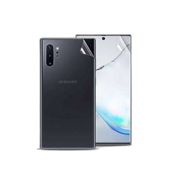 Samsung Note 10 Plus Front & Back Protection Clear Jelly Soft Ultra Clear Jell For Samsung Note 10 Plus - Image 2