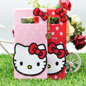 Samsung Note 8 Back Cover Hello Kitty Ladies Silicone Cartoon Case For Galaxy Note 8