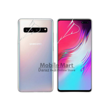 Samsung S10 5G Front & Back Protection Clear Jelly Soft Ultra Clear Jell For Samsung S10 5G - Image 2