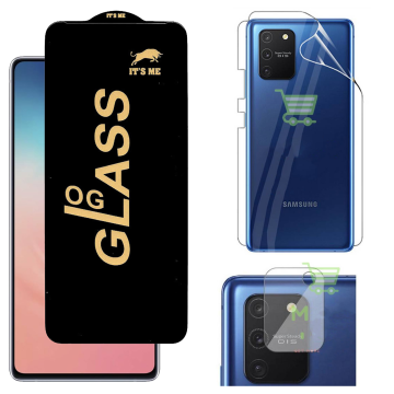 Samsung S10 Lite Ultimate Pack: OG Glass + Clear Back Camera Guard - Image 2